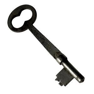Solid Barrel Skeleton Key Number 6 Pat May 15, 83 For Furniture Door Jewelry Box
